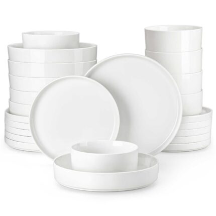 Mldyrzyh Leah 24 Piece Dinnerware Set for 6
