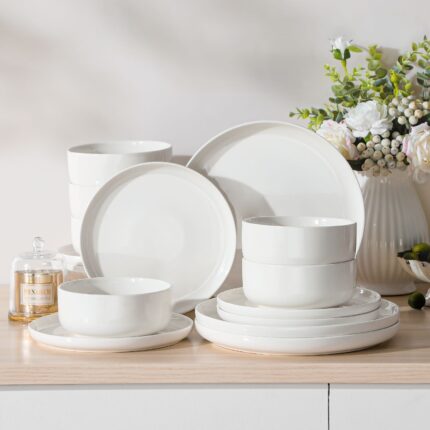 Mldyrzyh Luna 18 Piece Dinnerware Set for 6