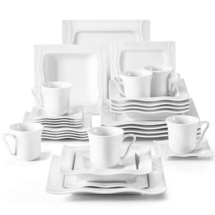 Mldyrzyh Mario 30 Piece Dinnerware Set