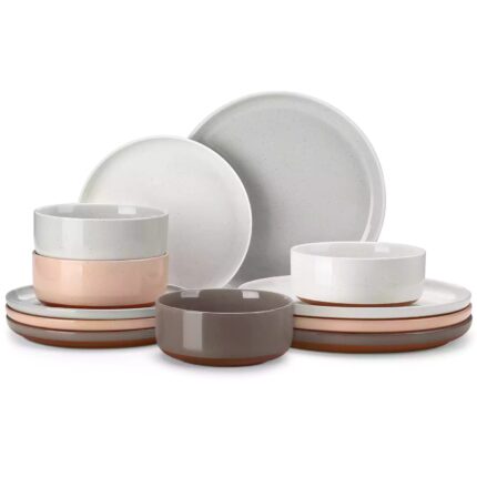 Mldyrzyh Tara Multicolor 12 Piece Dinnerware Set