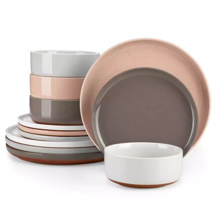 Mldyrzyh Tara Multicolor 24 Piece Dinnerware Set for 8